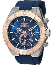 Invicta Aviator - Reloj De Cuarzo De Acero Inoxidable Con C