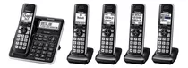 Teléfono Panasonic  Kx-tg985sk Inalámbrico 220v - Color Negro