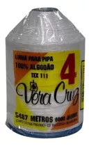 01 Linha De Pipa Vera Cruz Fio 4 + 01gabarito Come Rato 45cm