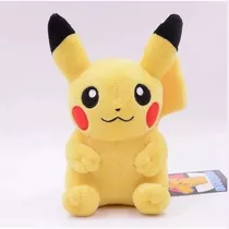 Boneco Pelucia Pikachu 19 Cm Pokemon Cor Amarelo