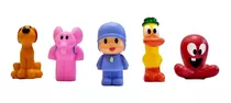 Bonecos Em Miniaturas Turma Do Pocoyo Dedoche Kit 5 Peças