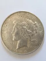 Monedas Mundiales : Usa Dolar Peace Plata 1922 Dolar  Paz