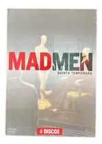 Dvd Novo Lacrado. Mad Men Quinta Temporada. 4 Discos.