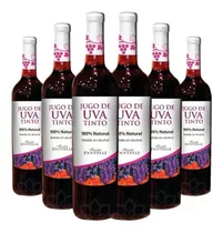 Jugo De Uva Tinto Fantelli 100% Natural 0% Alcohol Caja De 6