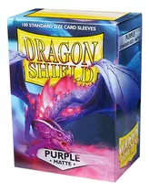Dragon Shield Matte Purple Standard Size Card Sleeves