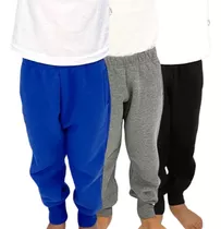 Pantalón  Jogging Chupin De Varón Frizado X 3 Unidades