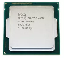 Procesador Intel Core I5-4670k Cm8064601464506  De 4 Núcleos Y  3.8ghz De Frecuencia Con Gráfica Integrada