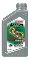 10w40 Castrol Actevo 4t Semi Sintetico 1l Aceite De Moto