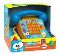 Telefone Infantil Foninho Galinha Pintadinha Mini - Elka 