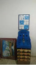 Juego De Rana De Piso + 7  Argollas + Tablero