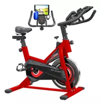 Bicicleta Spinning Deluxe Red Asiento Extra Acolchado