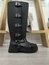 Botas Ecocuero Tendencia Doble Uso (caña Media Y Larga) 