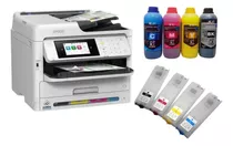 Epson Wf-c5810 Com Kit Bulk Interno + 4 Litros Tinta