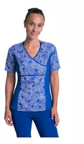 Uniforme Clínico Delantal Polera Mujer Mumma Petunia Spandex