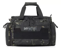 Mala Invictus Arsenal 24 Litros Tática Militar Range Bag Cor Warskin Black
