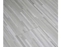 Piso Vinilico Autoadhesivo Listón Madera Gris Claro X 10 M2