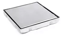 Ralo Inox Square Tampa Oculta Invisivel 15x15 Nao É Pvc