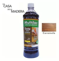 Tinta Para Madera Color Caramelo Multilac Base Agua 1 Litro