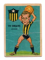 Figurita Peñarol Tarjeton Futbol Sport 1967 N° 3 Goncalves