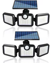 Luces Solares, Easytao 108 Led Lámpara 3 Cabezales Ajustable