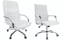 Silla Blanca  Sillón Oficina Ergonómica Ejecutiva Reclinable