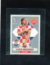 Mundial Qatar 2022. Figurita Extra Plata, Luka Modric. Mira!