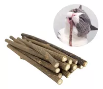 Matatabi Varas De Catnip Limpa Dentes 05 Unidades Cor Marrom-claro