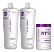 Combo Progressiva Plástica Dos Fios Shampoo + Ativo + Btox