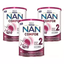  Nestlé Nan Comfor 2 En Lata De 1 De 800g - 6  A 12 Meses