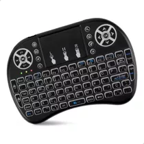 Mini Teclado Wireless Touch Pad Pc Android Tv Smart Com Led