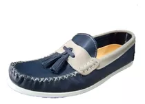 Mocasin Nautico Cuero Pompom | Morris (685)