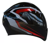 Casco Integral Moto Vertigo V50 Phantom Rojo Brillo