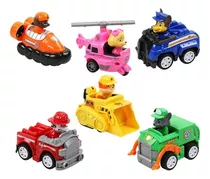 Paw Patrol Patrulla Canina Set Vehículos Friccion Muñecos X3