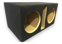 Cajón Bafle Caja Acústica Porteado Doble 12 Subwoofer Woofer