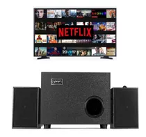 Caixa De Som Subwoofer 2.1 Acústica Soundbar Para Tv P2