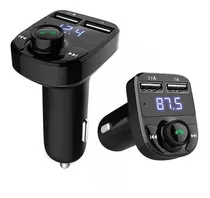 Bluetooth Reproductor De Carro Usb Cargador Transmisor 