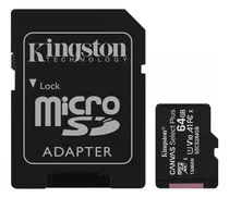 Memoria Kingston Micro Sd 64gb Clase 10 Canvas Select 100mbs