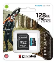 Memoria Kingston Micro Sdxc Canvas Go Plus 128gb Uhs-i U3v30