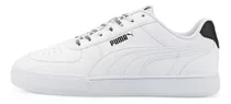 Tenis Unisex Puma Blancos Caven Logomania