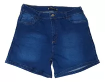 Short De Jean Denim Elastizado Tiro Alto Talles Especiales