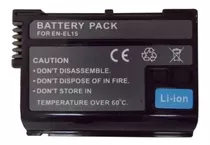 Batería Alternativa En-el15 Para Cámaras D7000/ D7100/ D7200