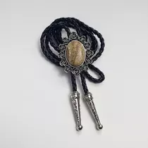 Corbata Bolo Tie Vaquero Hombre Cuerina Vintage Ajustable