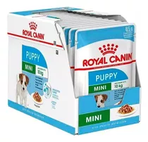 Caja 12 Pouch Royal Canin Mini Puppy Alimento Humedo 