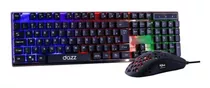 Combo Teclado Mouse Gamer Led Usb 2400 Dpi Jogos Pc Notebook