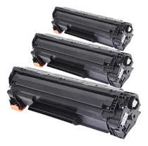 3x Toner M1132 1132 M1132mfp 1132mfp Ce285a 85a 35a 36a Novo