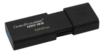 Pendrive Kingston Datatraveler 100 G3 Dt100g3 128gb 3.0 Preto