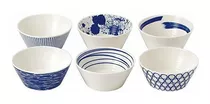 Royal Doulton Pacífico Tapas Cuencos, De 4,3 Pulgadas, Azul,