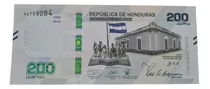 Billetes Mundiales Honduras 200 Lempiras 2019(21) Bicentenar