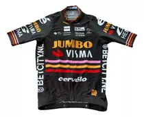 Remera Leopard Jersey Ciclismo Team Jumbo Visma