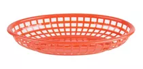 Cesta Plástica Roja Para Comida Regular (2 Und)